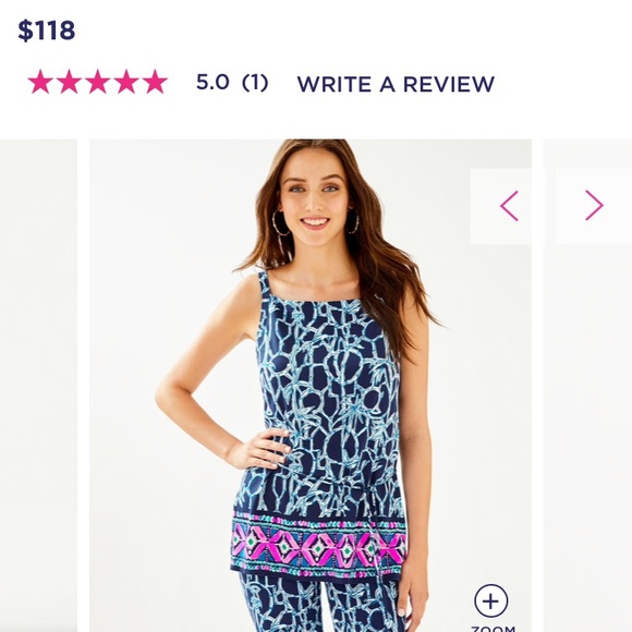 Lilly Pulitzer adley top - Picture 2 of 2